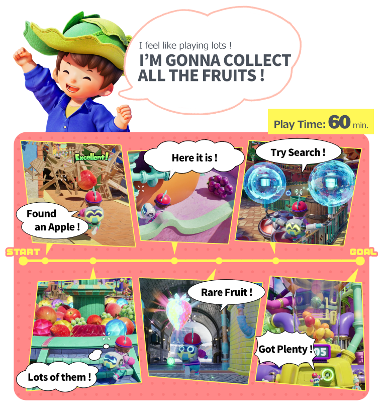 IM GONNA COLLECT ALL THE FRUITS!